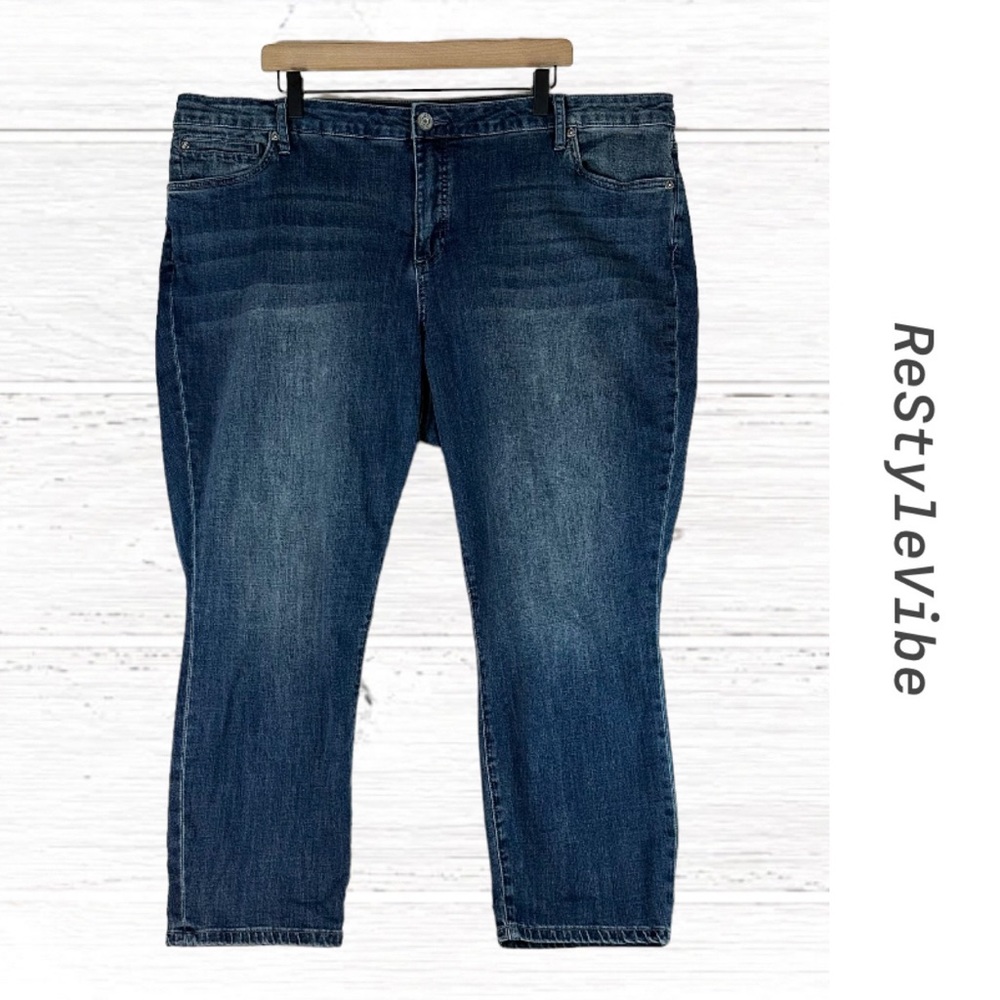 KUT FROM THE KLOTH Women’s Size 20W Denim Jeans Skinny Ankle Fit Stretch Style